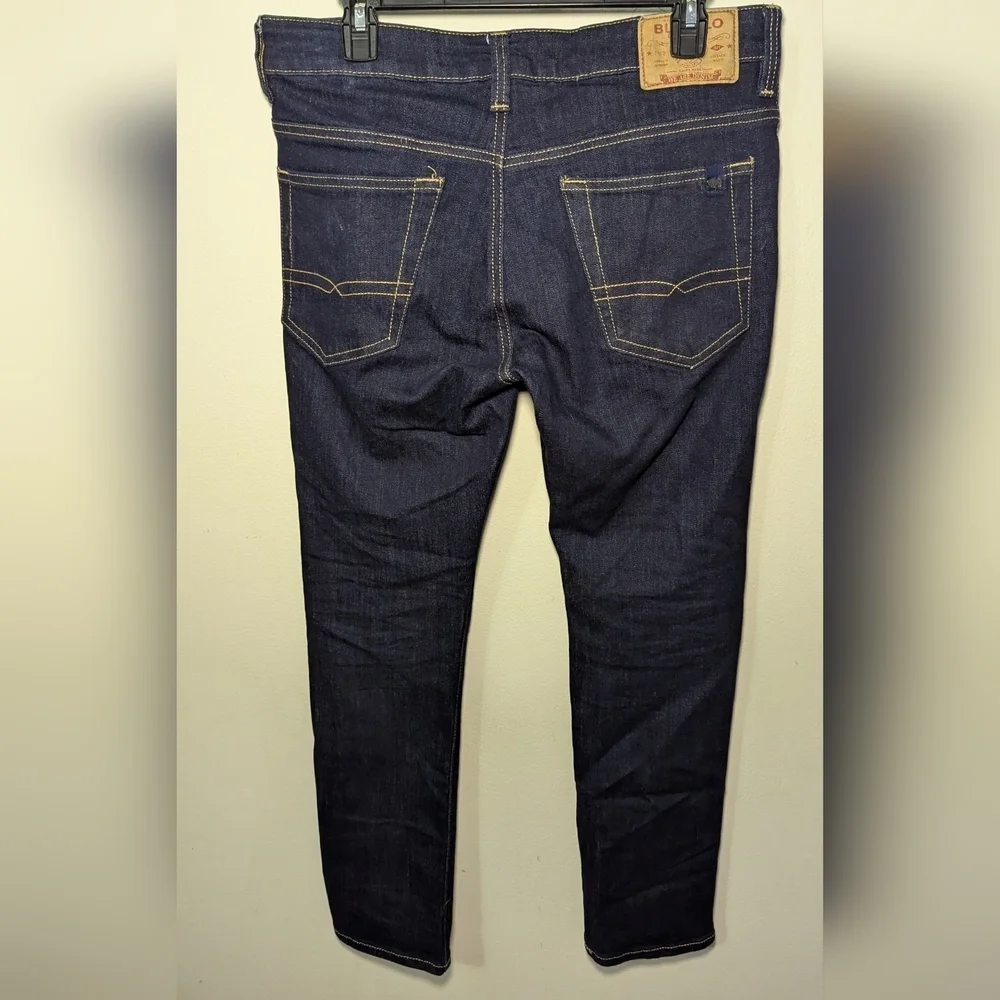 Buffalo David Bitton Slim Ash Jeans Union Made Dark Wash Men's Size 32x30